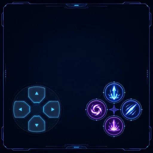 가상 패드 UI 아이콘